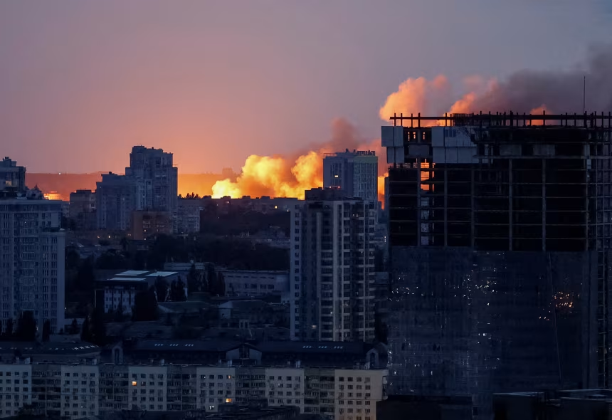 Russia Launches Massive Overnight Missile and Drone Attack on Ukraine Energy Grid