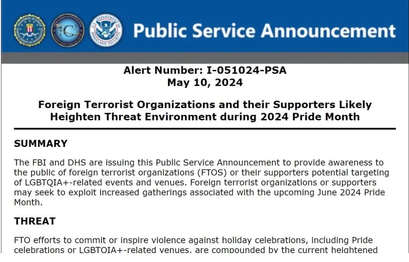 https://www.thegatewaypundit.com/wp-content/uploads/2024/05/fbi-warning-gay-pride-1.jpg